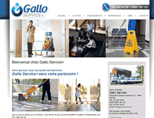 Tablet Screenshot of galloservice.be
